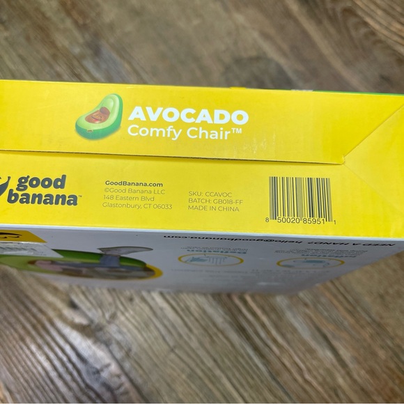 New~ Good Banana Avocado Comfy Chairs Inflatable Seating For Kids - Picture 6 of 9